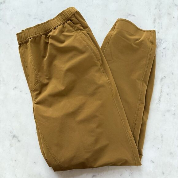 Janji Other - Janji Transit Tech Pants Men's Large Brown Polyester Blend Pull On Tapered 31x28